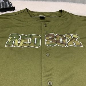 RED SOX camouflage custom shirt SIZE 5xl
